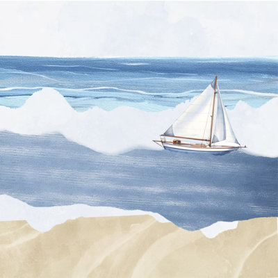 Sailin' I by Karen Smith - Wrapped Canvas Print