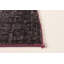 Tapis unique en laine noué à la main de style mauve foncé des années 2000 5 pi 11 po x 9 pi