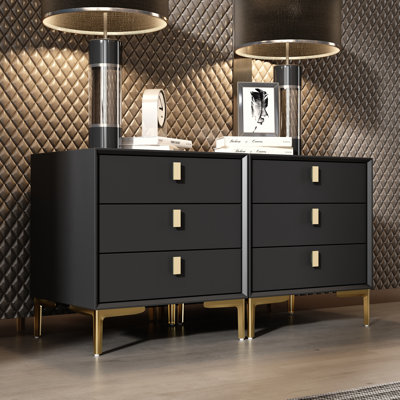 Bachelor-chest 3 tiroirs Verdiana
