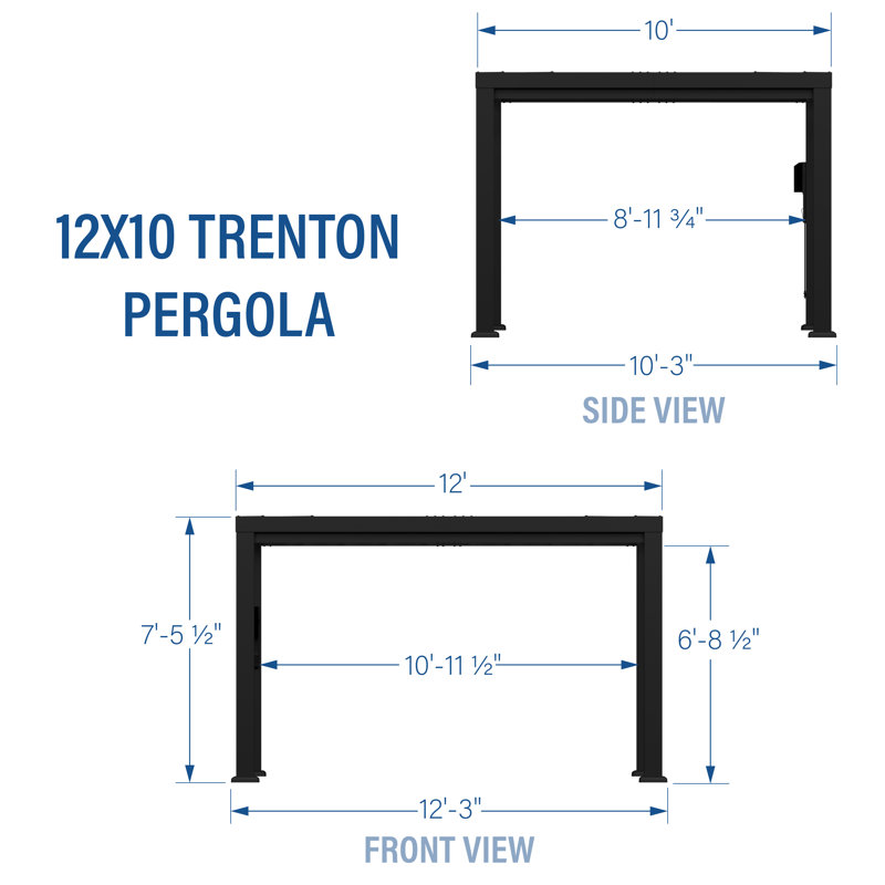 Backyard Discovery Trenton Steel Pergola with Canopy