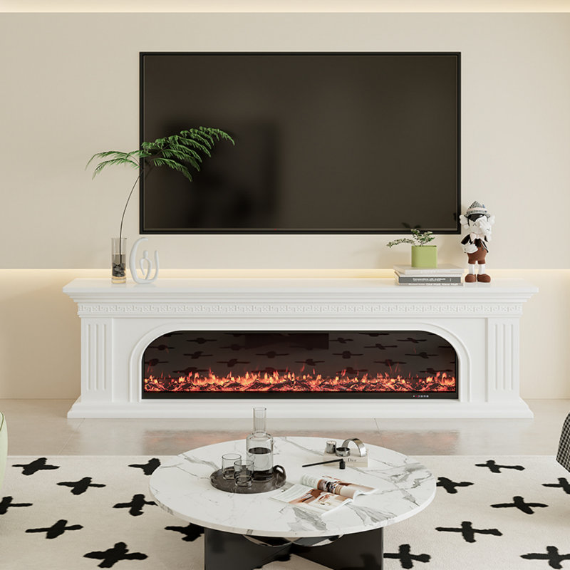 Meuble télé French Vintage, Blanc