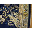 Hand Knotted Wool Area Rug in Blue