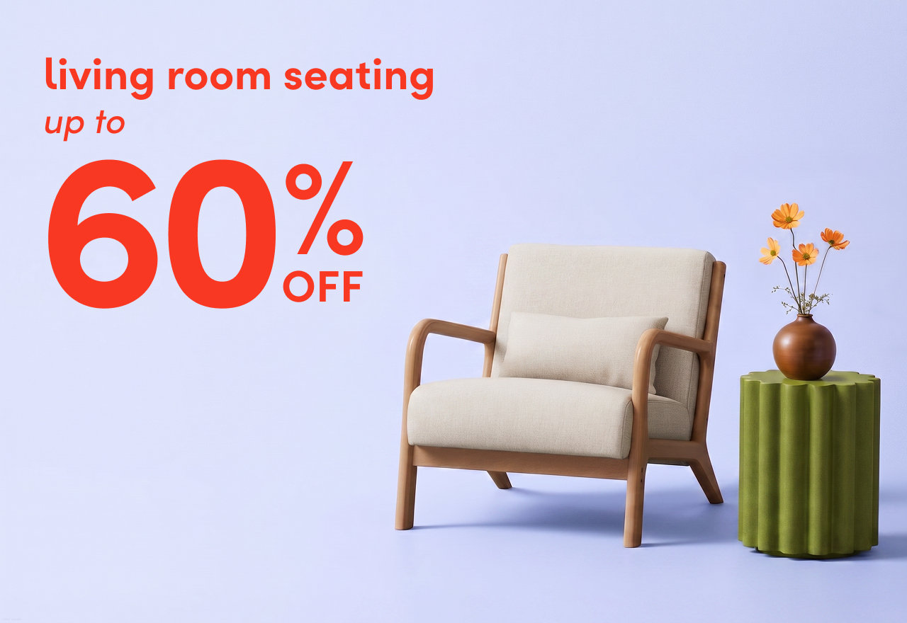 living room seating clearance