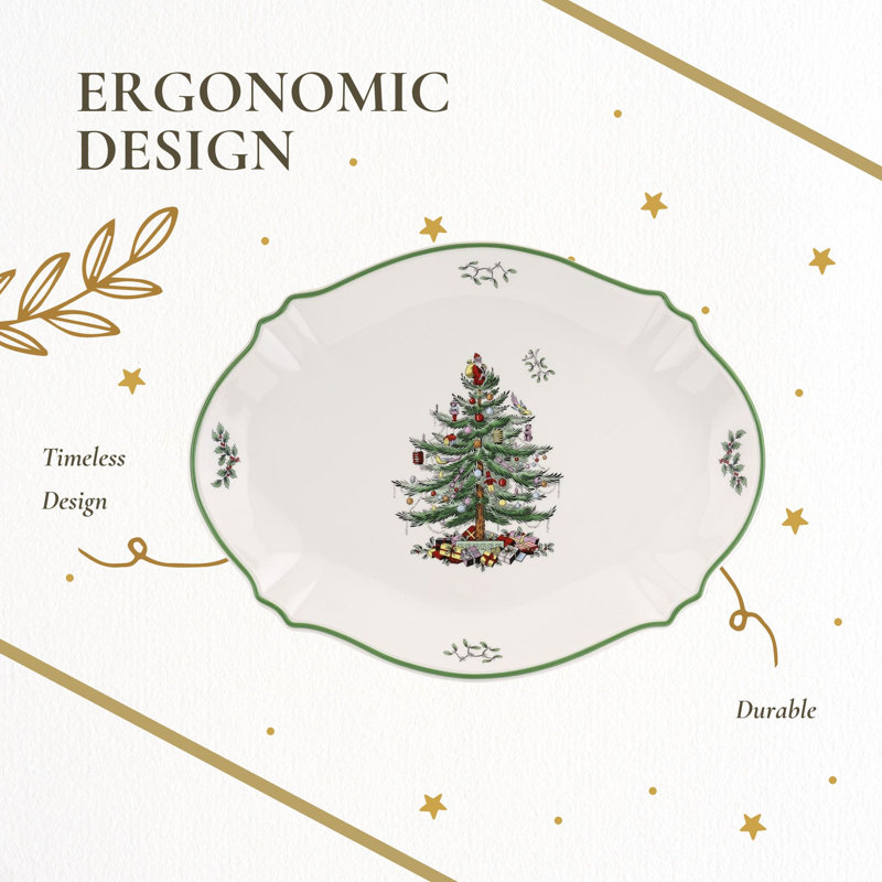 Spode – Christmas Tree – Spode Christmas Tree Oval Platter