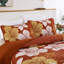 Ensemble de courtepointe à motif floral 3 pièces avec taies décoratives-122272491-122272495