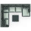 Canapé modulaire de 6 pièces avec 1 repose-pieds inclus Nyrie-100929498