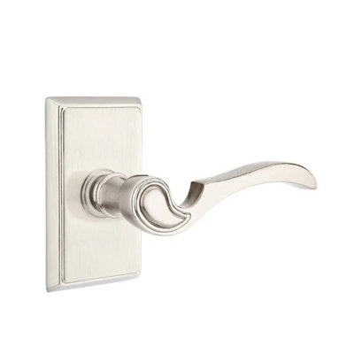 Emtek Passage Interior Mortise w/ Rectangular Rosette & Coventry Lever