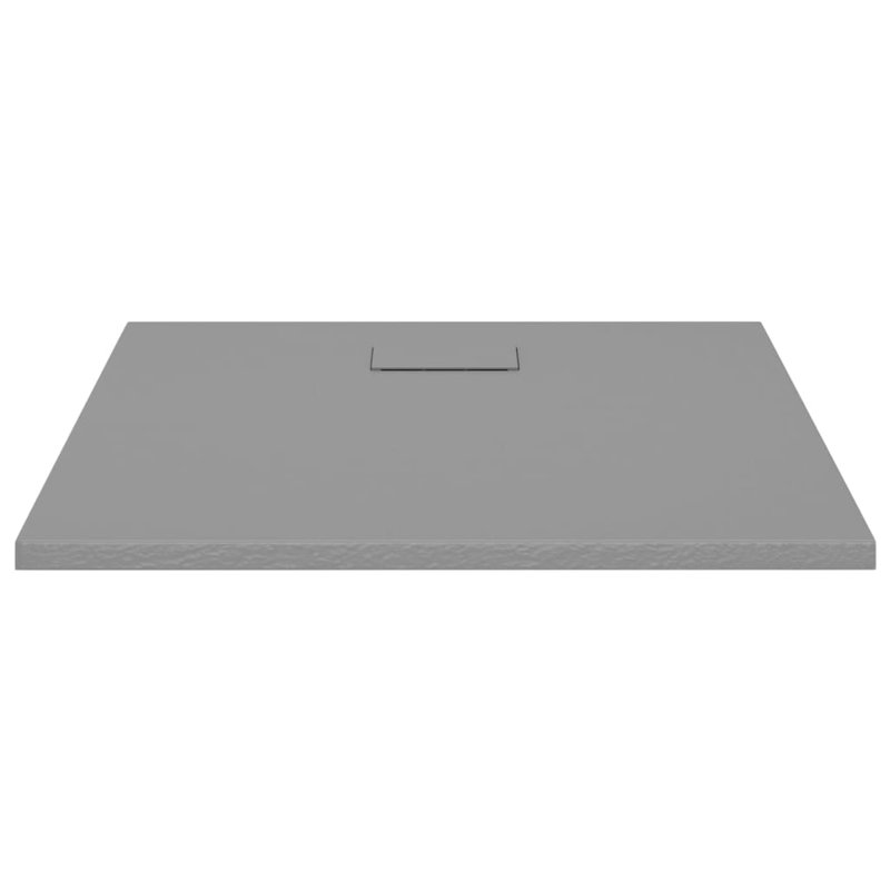 35.4 W 31.5 D Rectangular Base Shape Single Shower Base No Integrated Seat Included, Gray