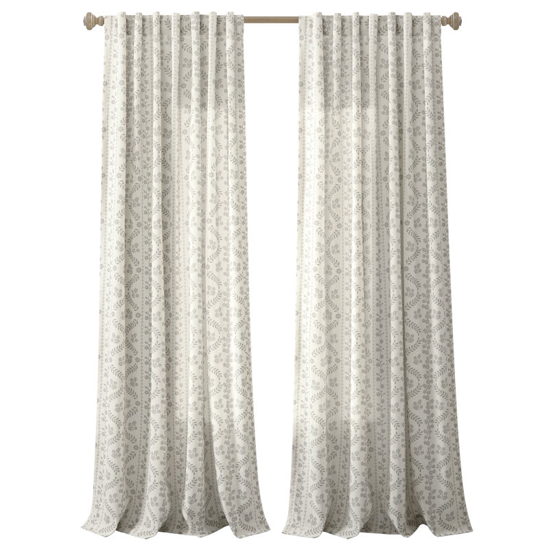 Room Darkening Curtain Pair, Gray