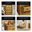 North Castle Solid Wood 83 cm W Chest of 6 Drawers