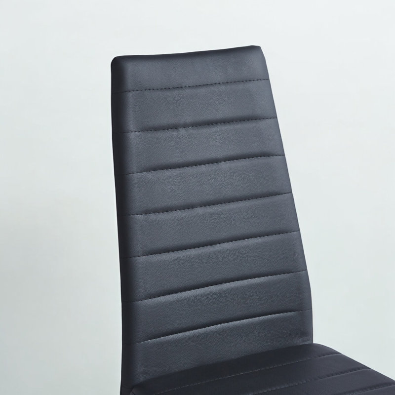 Chaise d'appoint Ailigael, Noir, 1