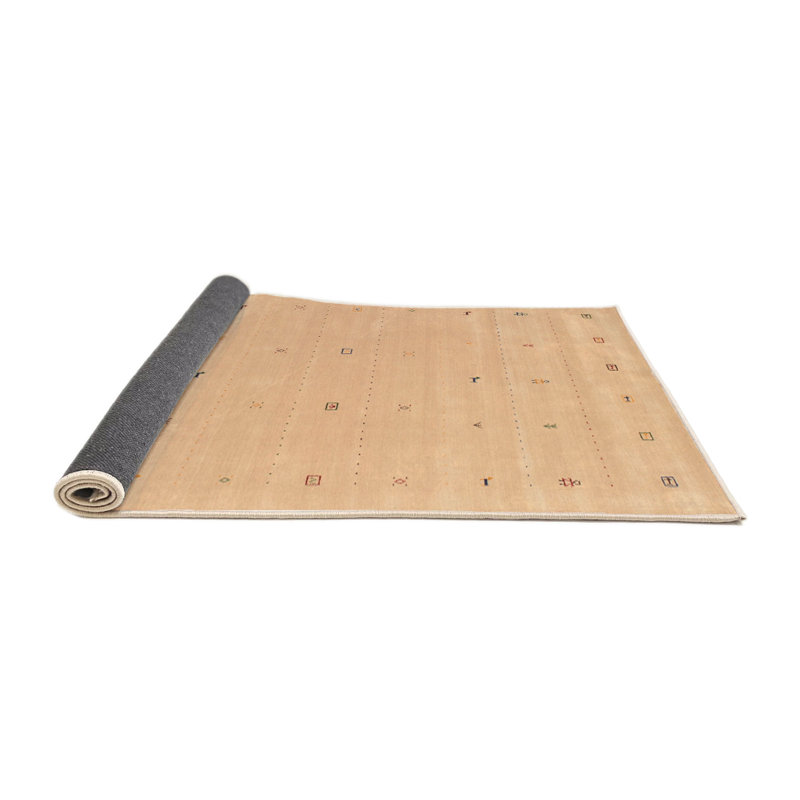 Tapis beige contemporain, Rectangle 5 pi x 8 pi