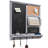 Wood Key and Hooks Wall Floating Shelf Organizer