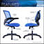 Chaise de bureau confortable avec fonctions de réglage avancées pour une productivité accrue