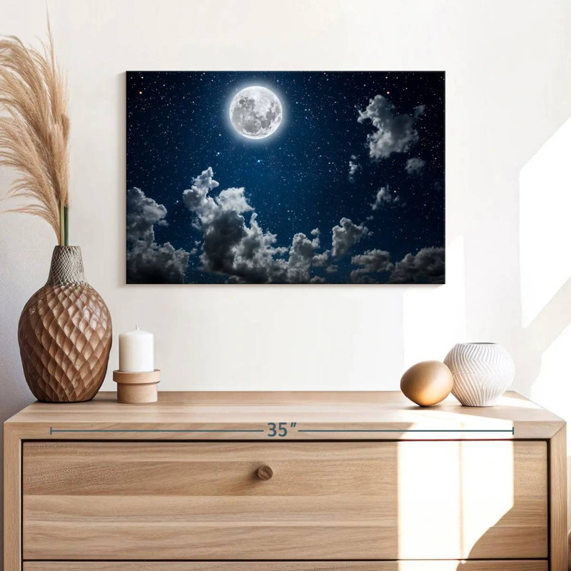 Oberle Moonlit Starry Sky, 16'' H x 24'' W
