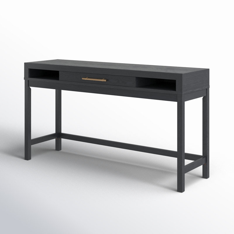 Appleton 66'' Console Table, Charred Oak