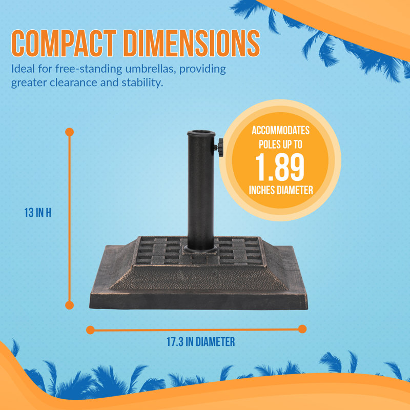 Fronton 26 Lb. Resin Free Standing Umbrella Base