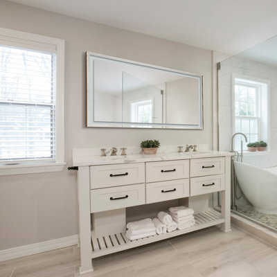 Aluminum Rectangle Wall Mirror