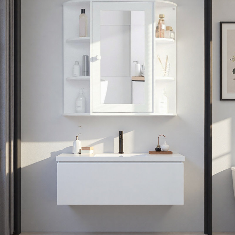 Armoire à pharmacie avec miroir pour salle de bain