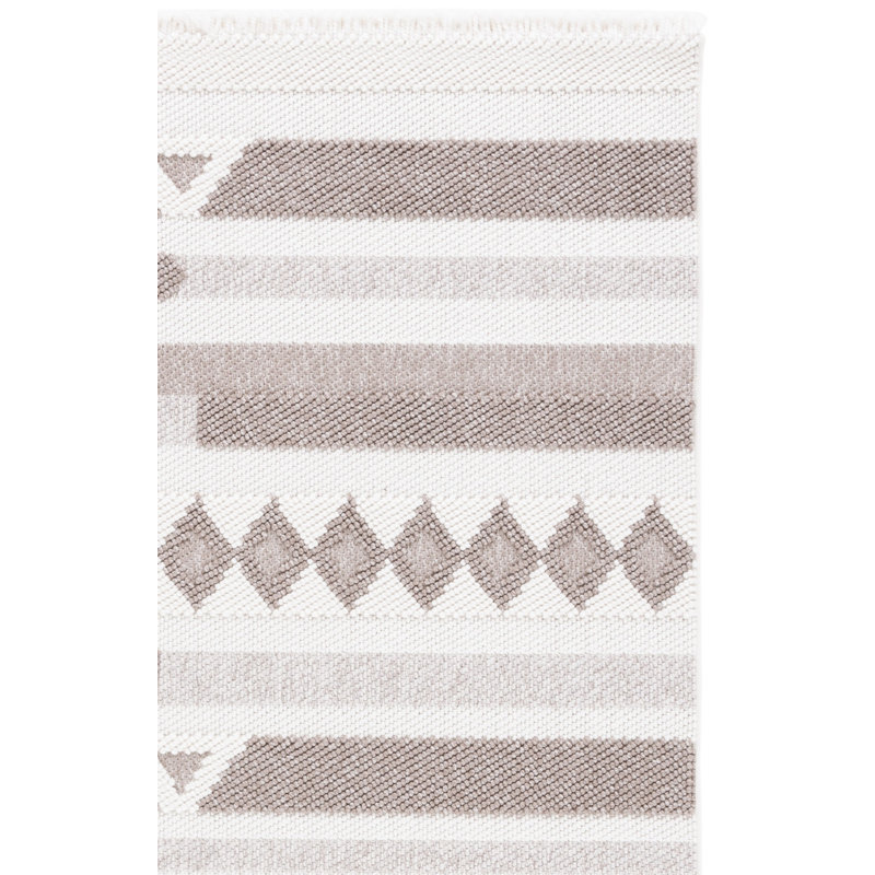 Lotus Geometric Indoor/Outdoor Rug, Rectangle 4' x 6'