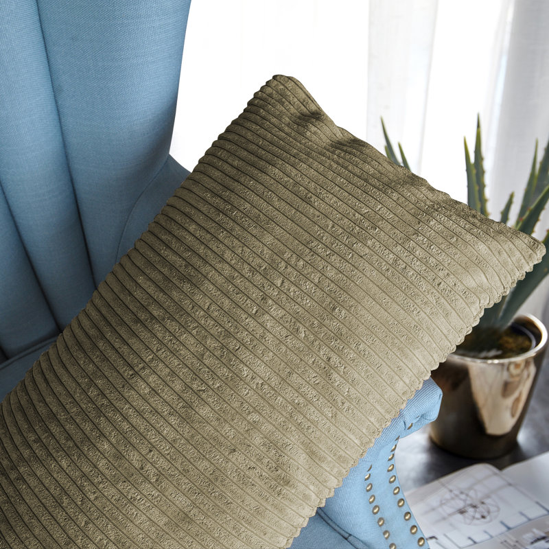 Rectangular Lumbar Cushion Cover, Sage