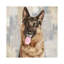 German Shepherd 1 Piece Wrapped Canvas Wall Art-1644051931