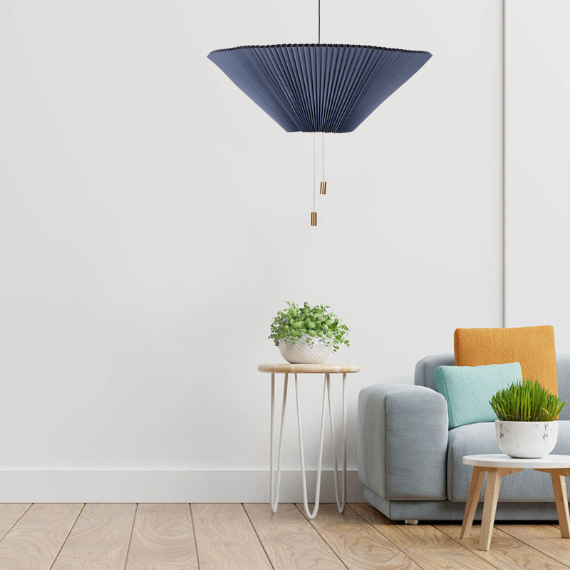 Luminaire suspendu cylindrique à 1 lumière Kiaja