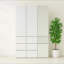 Armoire modulaire en bois avec miroir Elise