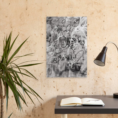 Graffiti contemporain et moderne liberté monochromatique