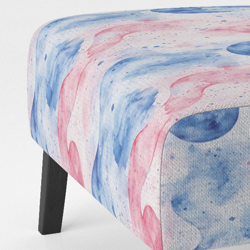 Fauteuil de chambre rouge symbole Yin Yang, Pantoufle sans accoudoirs
