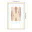 «Boho ikat rayures» par Annick Wood, reproduction d'art encadrée-541456159