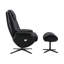 Fauteuil d'appoint pivotant avec repose-pieds Motion