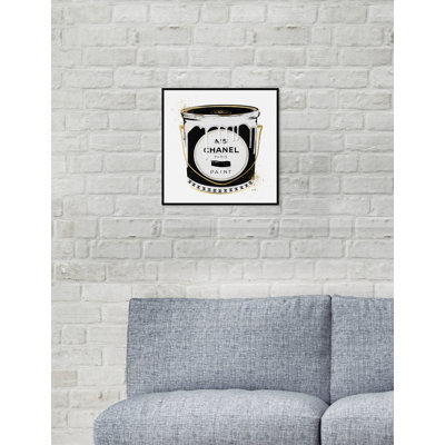 « Fashion Paint Noir » - impression sur toile