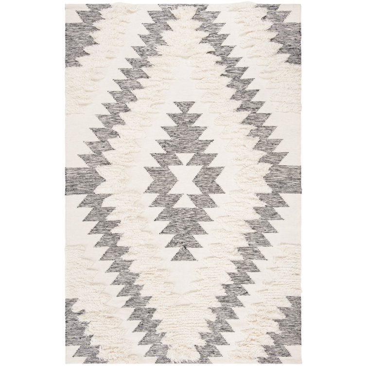 Jara Geometric Hand Woven 183cm X 274cm Area Rug