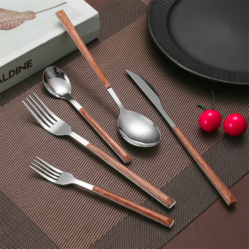 Latitude Run® Deridder Stainless Steel Flatware Set - Service for 4