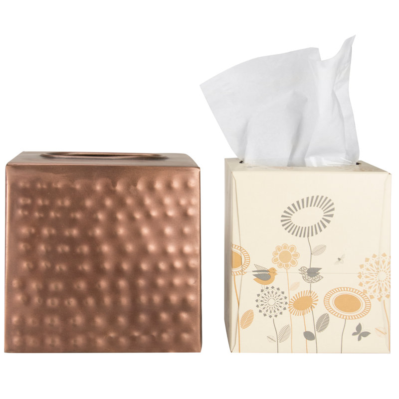 Tissue Box Cover, Bronze