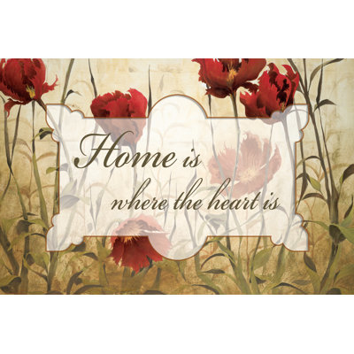 Home Heart - Wrapped Canvas Art Prints