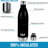 Hydration Nation Stainless Steel Water Bottle Double Wall Insulated