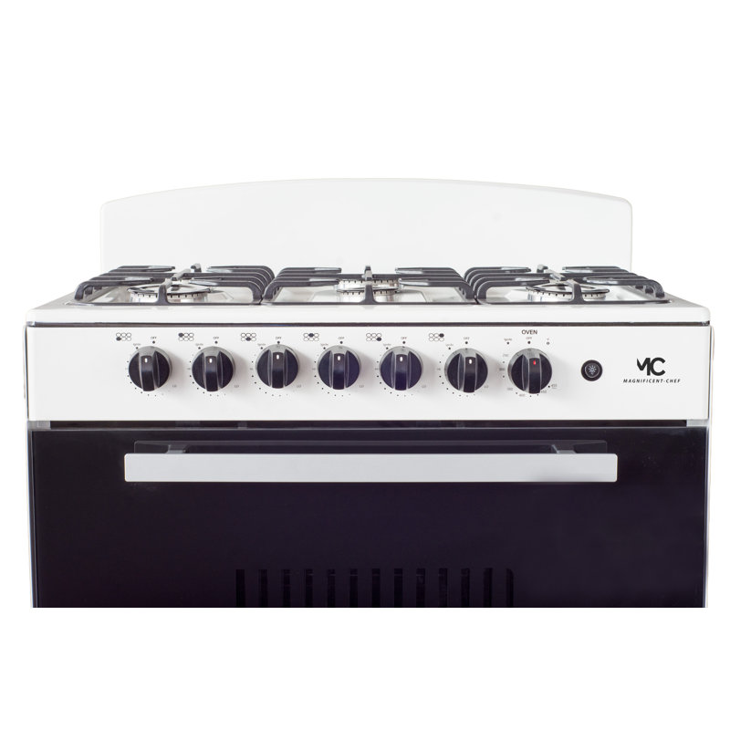 30" Freestanding Range With 4.0 Cft Oven Capacity - 6 Italian Sabaf Sealed Burners â€“, White
