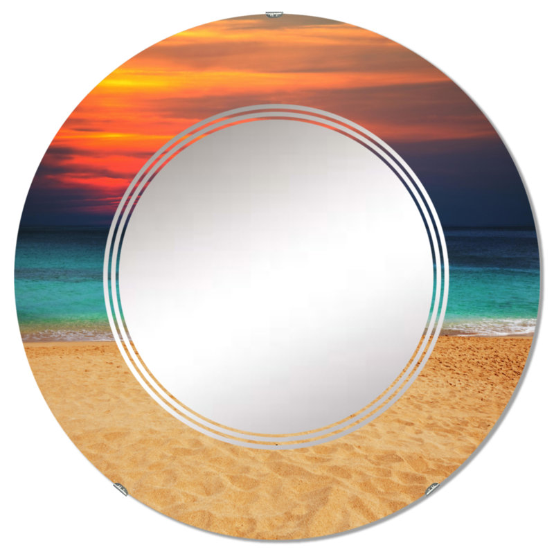Circle Mirror, 24" x 24"