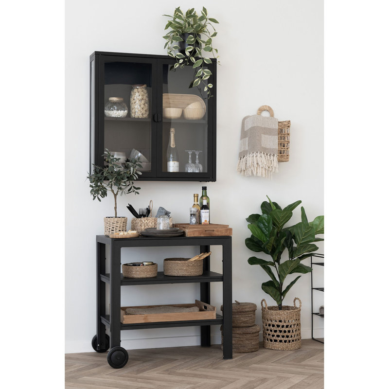 Sharnese Display Cabinet, Black