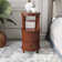 Elinar Wood Narrow End Table With Drawers And Shelf