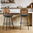 Avriel Modern Swivel and Metal Upholstered Stool-35370856-51947418-35583483
