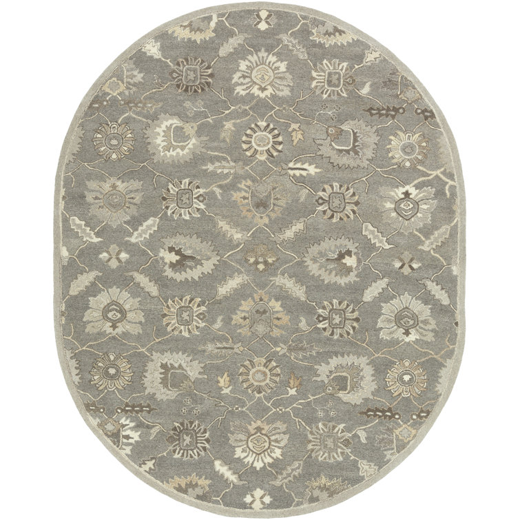 Sneyd Park Hand Tufted Wool Floral Indoor Rug