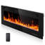 Foyer électrique mural encastrable avec télécommande-1709166343