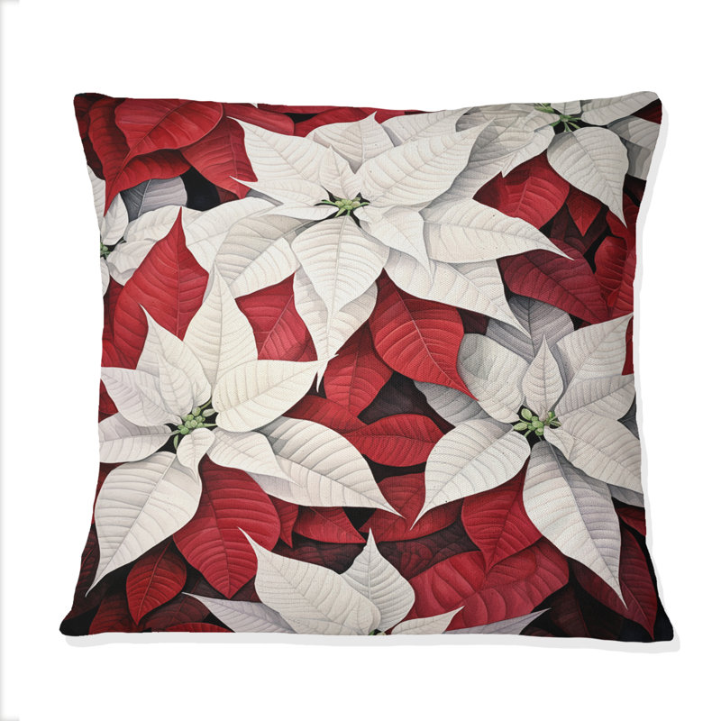 Coussin Poinsettia