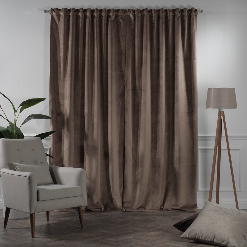 Decorative Double Panel in Matt, Extra Wide X Extra Long, L 52 po x L 72 po, 22 cappuccino