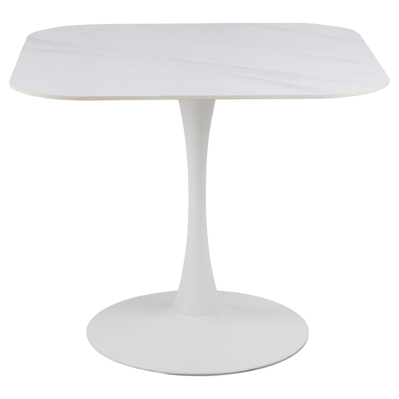 Oyalowo Metal Base Dining Table, White