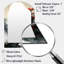 Asian Art Samurais Landscape III - Mid-Century Modern Arch Wall Mirror-1773077898