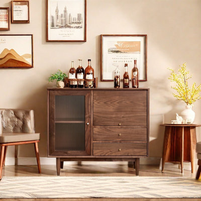 Buffet Simplicity avec portes en verre